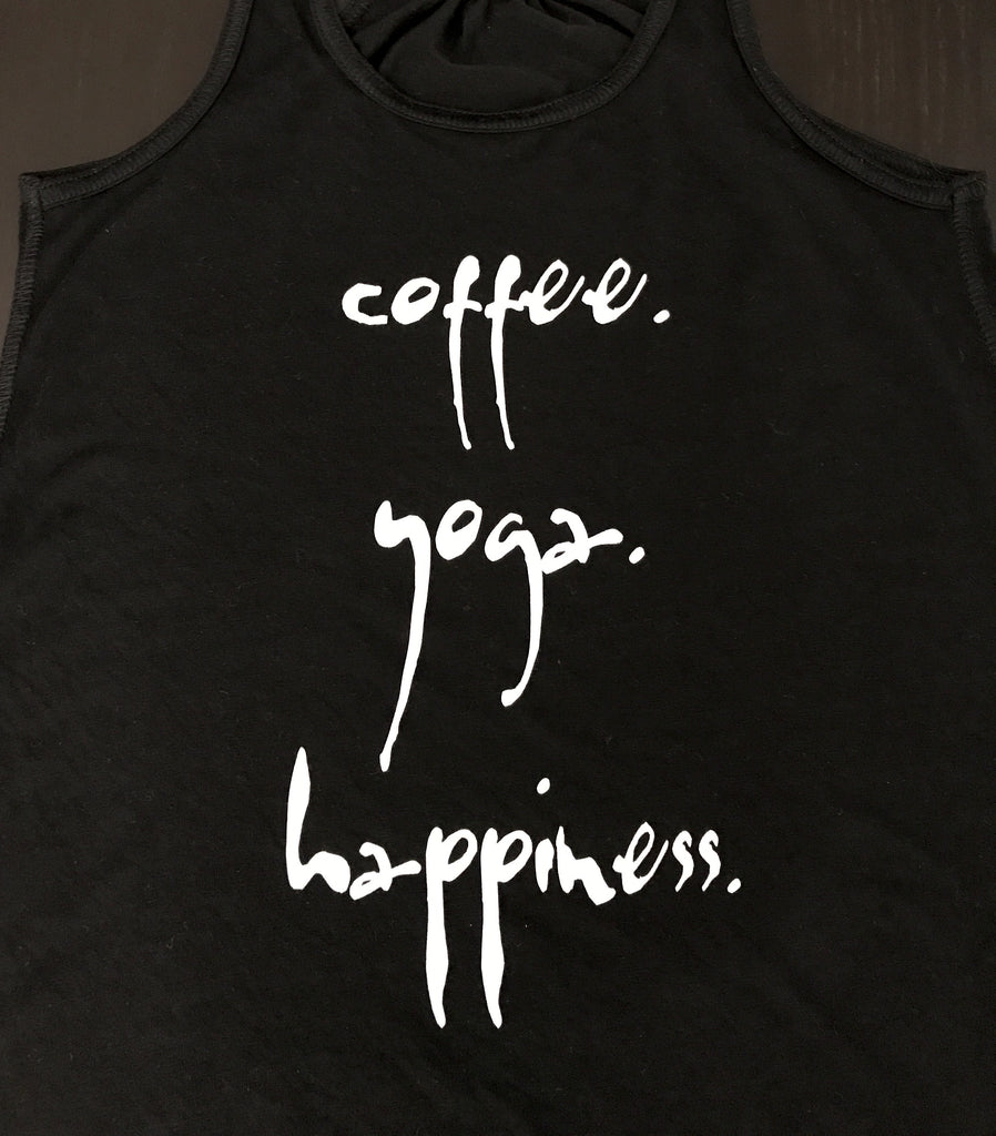 Coffee. Yoga. Happiness.